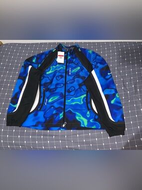 Nike Project F.R.O.G. Storm-FIT Convertible Track Jacket Blue Size: Large